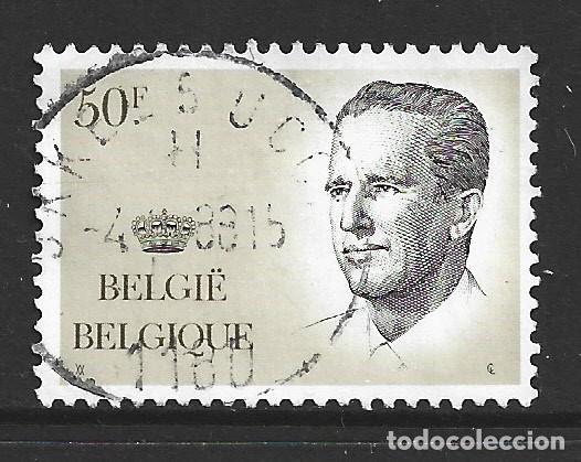 Sellos: BELGICA 2126 - A&Ntilde;O 1984 - REY BALDUINO I - Foto 1