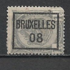 Sellos: BELGICA 1908 BRUXELLES 08 * MH - 14/12. Lote 330678603