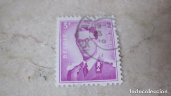 Sellos: SELLO 3 F BELGICA - REY BALDUINO - Foto 1