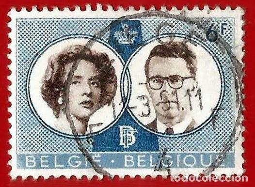 Sellos: BELGICA. 1960. REYES BALDUINO Y FABIOLA - Foto 1