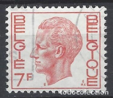 Sellos: B&Eacute;LGICA 1971 - REY BALDUINO, 7 F - USADO - Foto 1