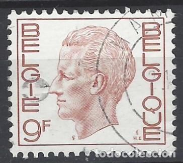 Sellos: B&Eacute;LGICA 1971 - REY BALDUINO, 9 F - USADO - Foto 1