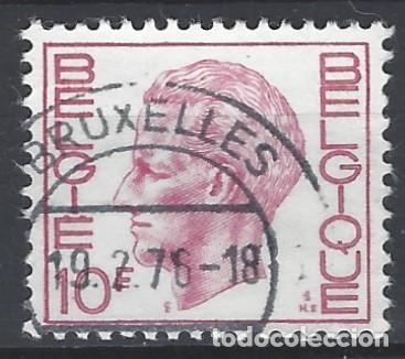 Sellos: B&Eacute;LGICA 1971 - REY BALDUINO, 10 F - USADO - Foto 1