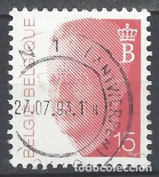 Sellos: B&Eacute;LGICA 1992 - REY BALDUINO - USADO - Foto 1