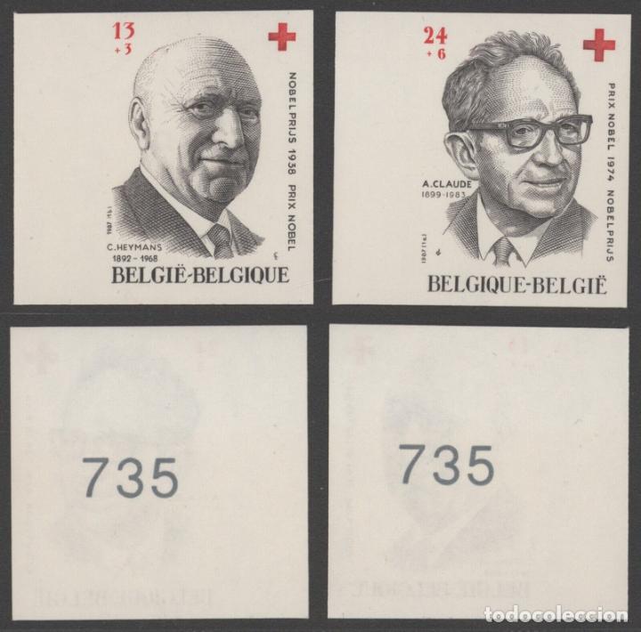 Briefmarken: BELGICA BELGIUM SIN DENTAR IMPERFORATE 198 7 PREMIO NOBEL CLAUDE HEYMANS MEDICINA