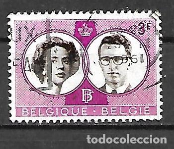 Sellos: 1960: Boda de Rey Balduino y Do&ntilde;a Fabiola (usado) - Foto 1