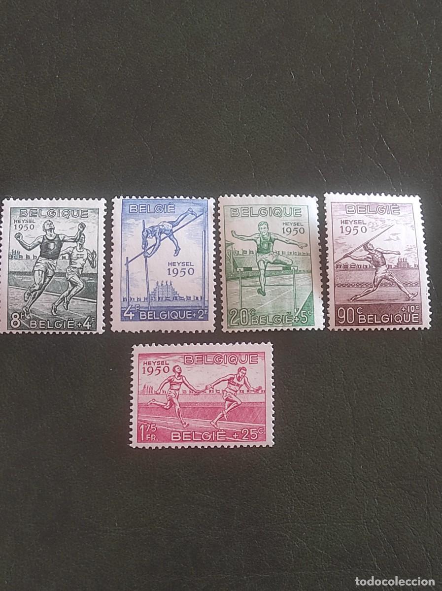 Sellos: 1950 B&eacute;lgica**/* - Foto 1