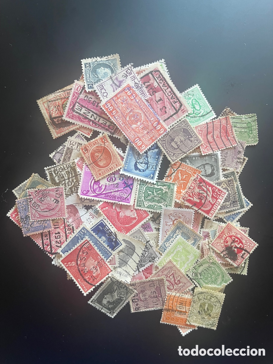 Sellos: 100 sellos Belgique variado - Foto 1