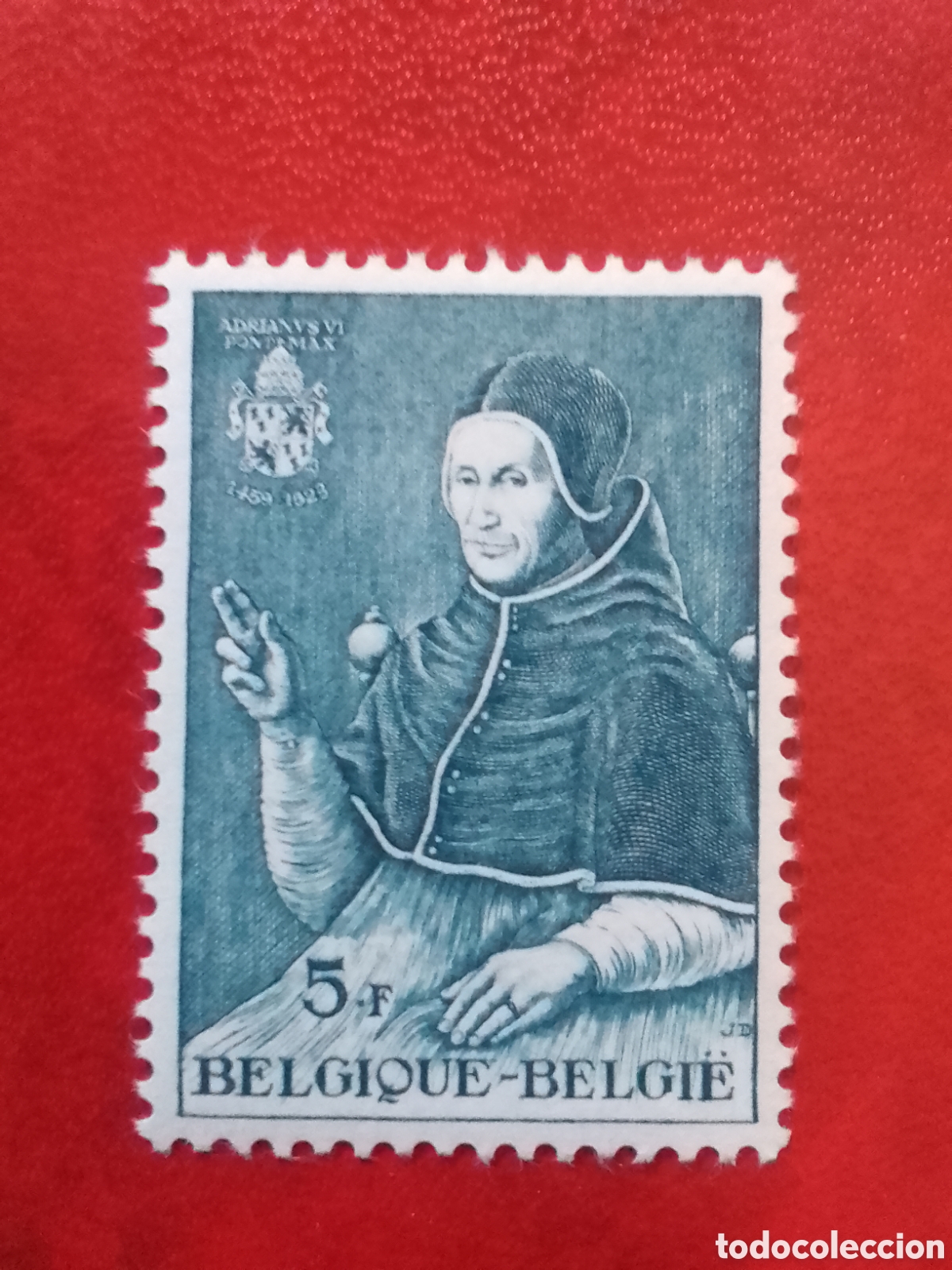 Sellos: Adriano lV , 5 Centenario - Foto 3
