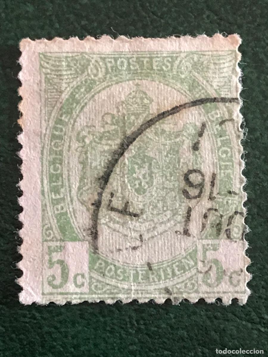 Sellos: 1907-1908 B&eacute;lgica - Foto 1