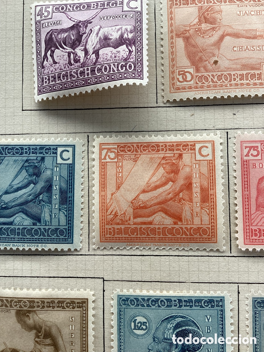Sellos: Sellos Congo-Belga 1923 - Foto 3