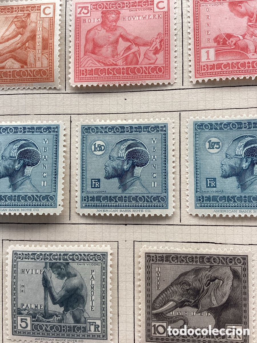 Sellos: Sellos Congo-Belga 1923 - Foto 4