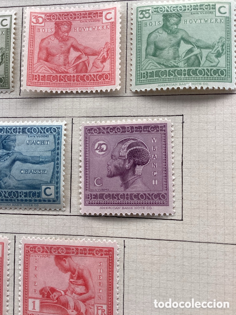 Sellos: Sellos Congo-Belga 1923 - Foto 5