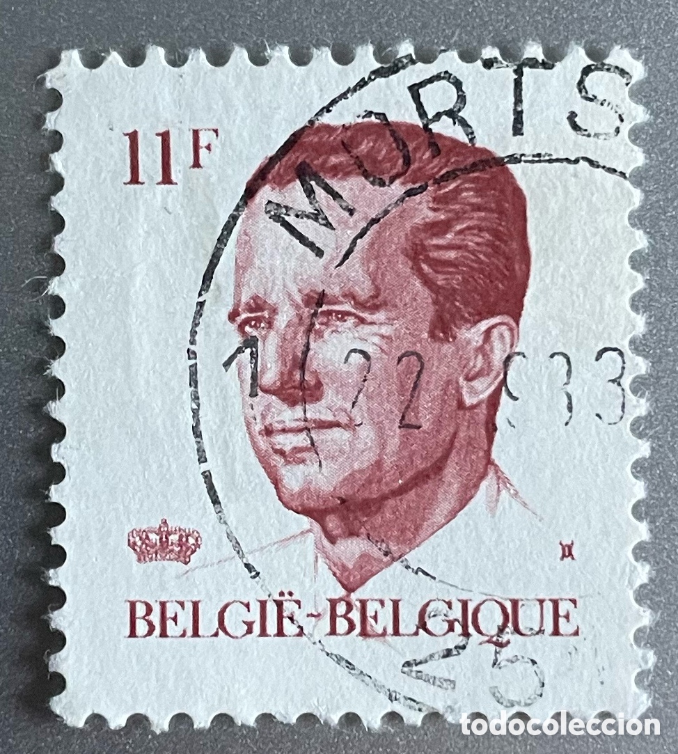 Sellos: B&eacute;lgica. Balduino. 1983 - Foto 1