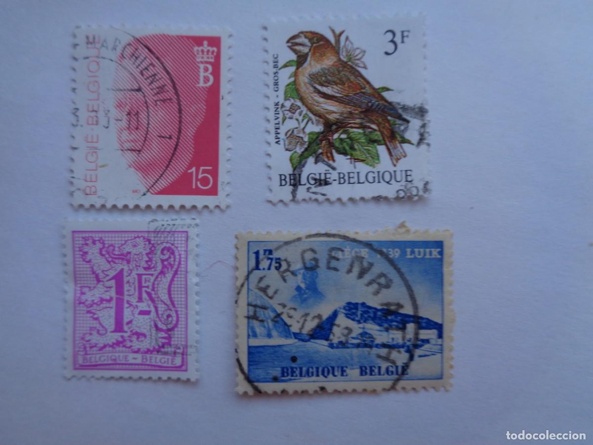 Sellos: LOTE DE 4 SELLOS DE BELGICA - Foto 1