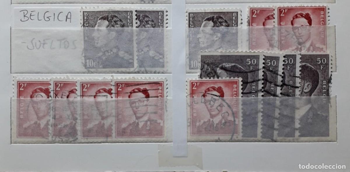 Sellos: Ficha con sellos de B&eacute;lgica - Foto 1