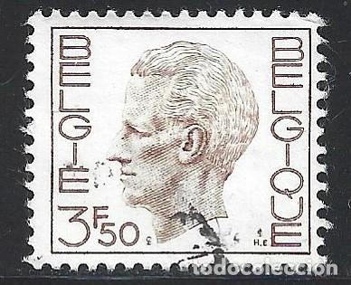 Sellos: BELGICA 1596 - A&Ntilde;O 1971 - REY BALDUINO I - Foto 1