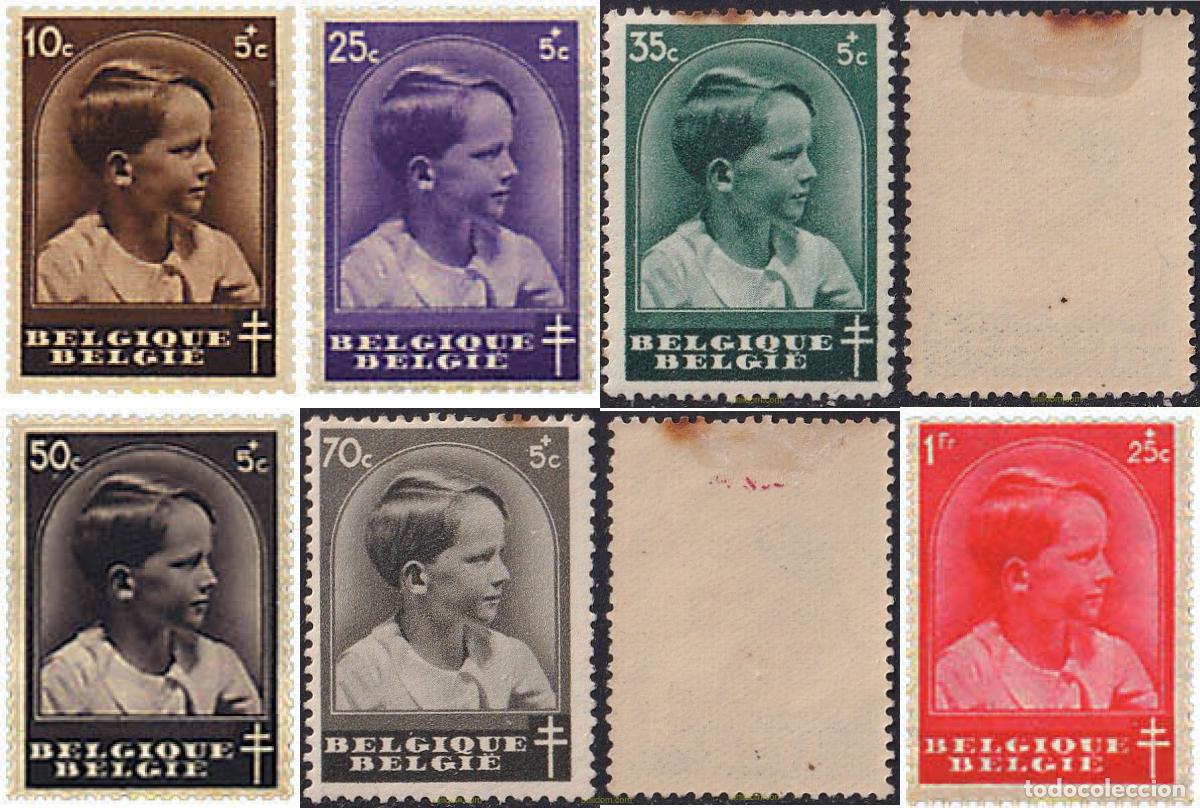 Sellos: 766282 HINGED BELGICA 1936 ANTITUBERCULOSIS. PRINCIPE BALDUINO - Foto 1