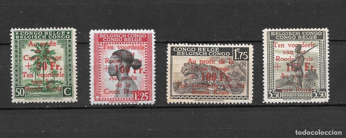 Sellos: CONGO 1944-Red Cross.-MNH** - Foto 1
