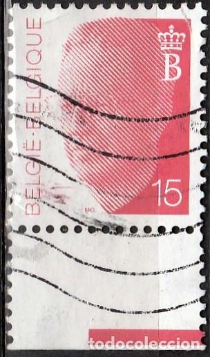 Sellos: 1992 - BELGICA - REY BALDUINO - YVERT 2448 - Foto 1