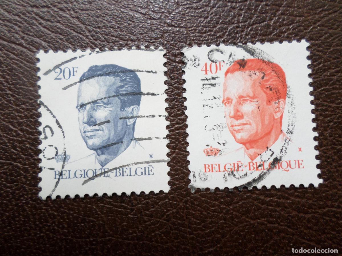 Sellos: +belgica, 1984, balduino I, Yvert 2135/36 - Foto 1