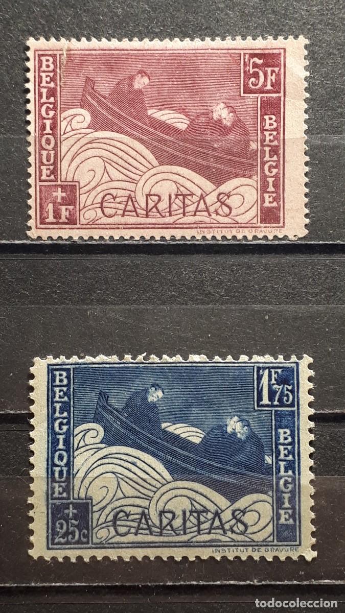 Sellos: B&Eacute;LGICA. **/(*).YVERT 252,253 - Foto 1