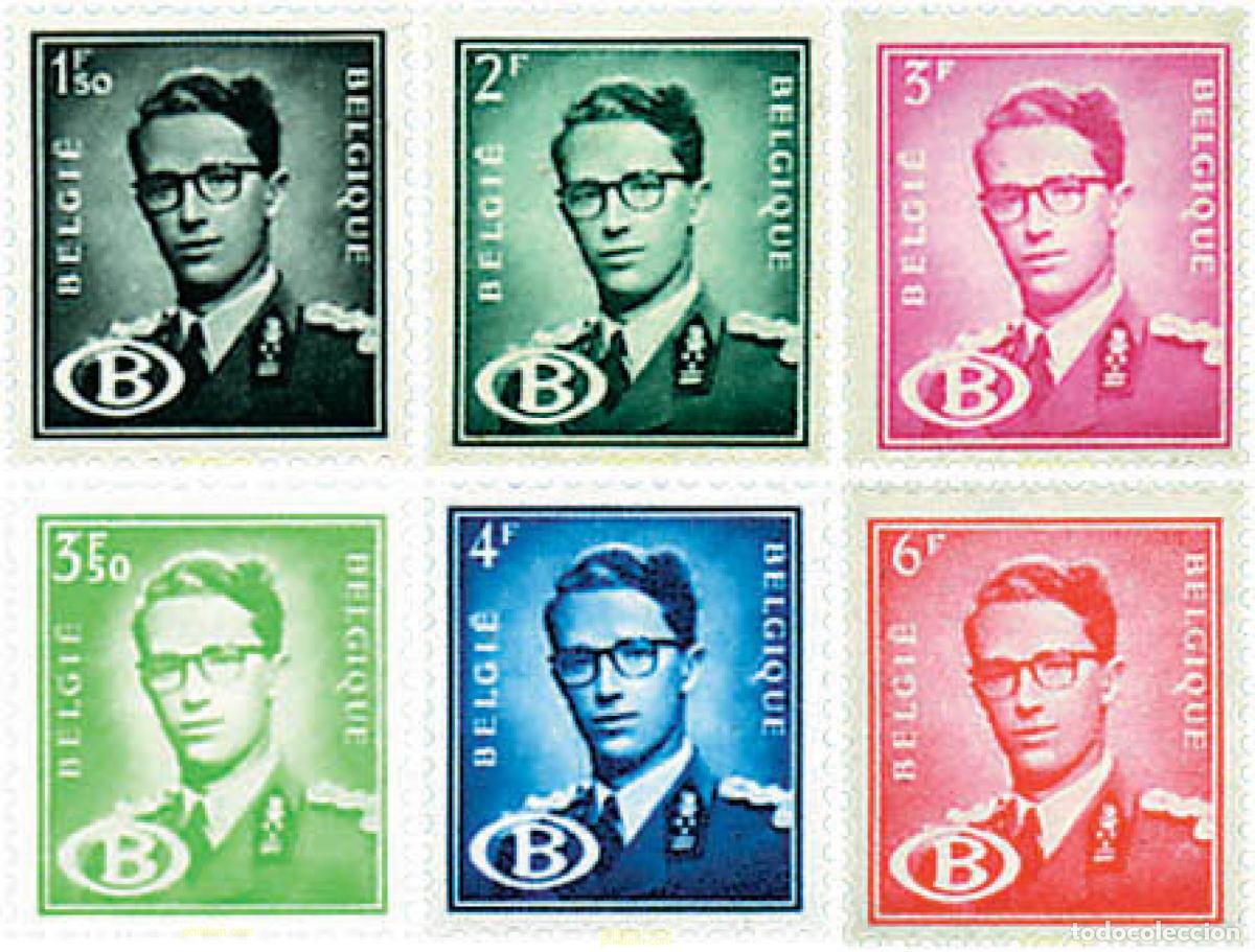 Sellos: 773934 MNH BELGICA 1954 REY BALDUINO - Foto 1