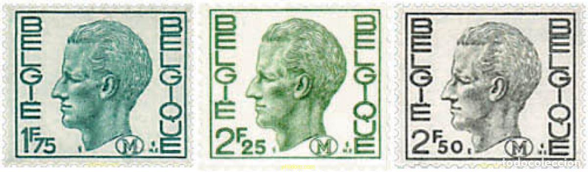 Sellos: 774317 MNH BELGICA 1971 REY BALDUINO - Foto 1