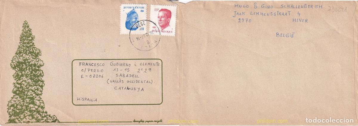 Sellos: 730291 USED BELGICA 1982 REY BALDUINO - Foto 1