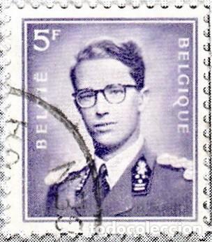 Sellos: 1957 - BELGICA - REY BALDUINO I - YVERT 1029 - Foto 1