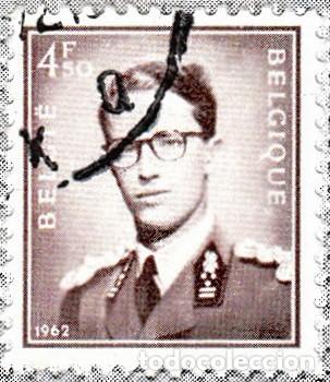 Sellos: 1958 - BELGICA - REY BALDUINO I - YVERT 1068A - Foto 1