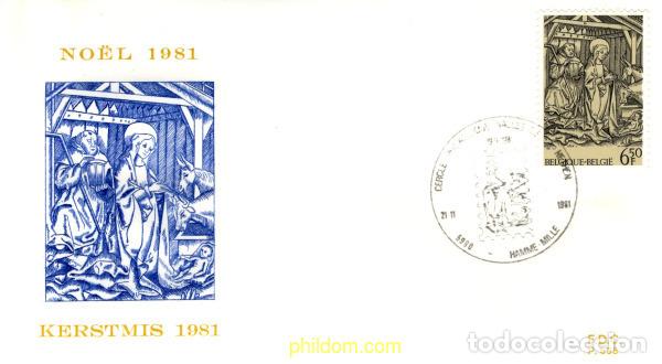 Sellos: 784954 MNH BELGICA 1981 NAVIDAD