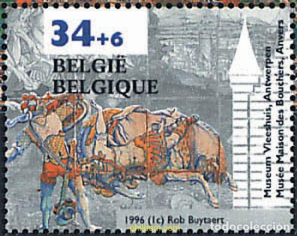 Sellos: 22809 MNH BELGICA 1996 PROMOCION DE LA FILATELIA. MUSEOS BELGAS