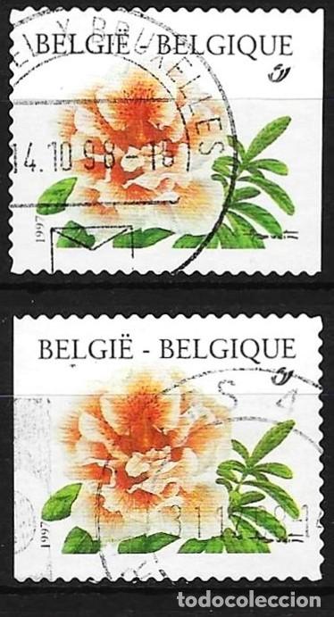 Sellos: B&eacute;lgica 1997 - Mi 2784 Dl & Du - YT 2733 - Flores : Rododendros
