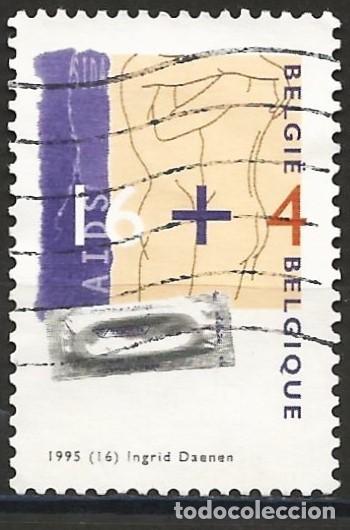 Sellos: B&eacute;lgica 1995 - Mi 2672 - YT 2620 - Lucha contra el SIDA