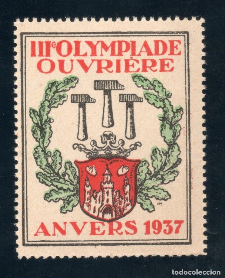 Sellos: III OLYMPIADE OUVRI&Egrave;RE ANVER 1937. MUY RARO. MNH **
