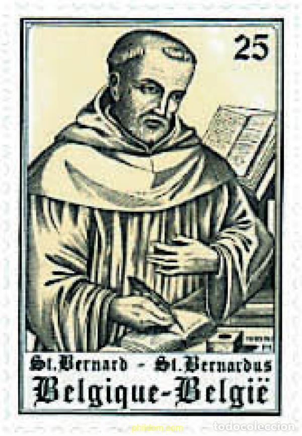 Sellos: 85168 MNH BELGICA 1990 900 ANIVERSARIO DEL NACIMIENTO DE SAN BERNARDO