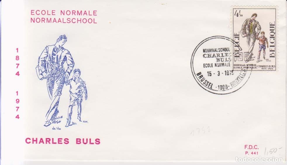 Sellos: Belgica 1972 FDC SPD Escuela Normal (E699-166)