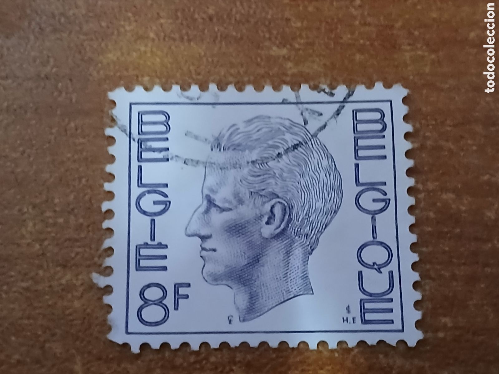 Sellos: Sello B&eacute;lgica 1.971 Rey Balduino I