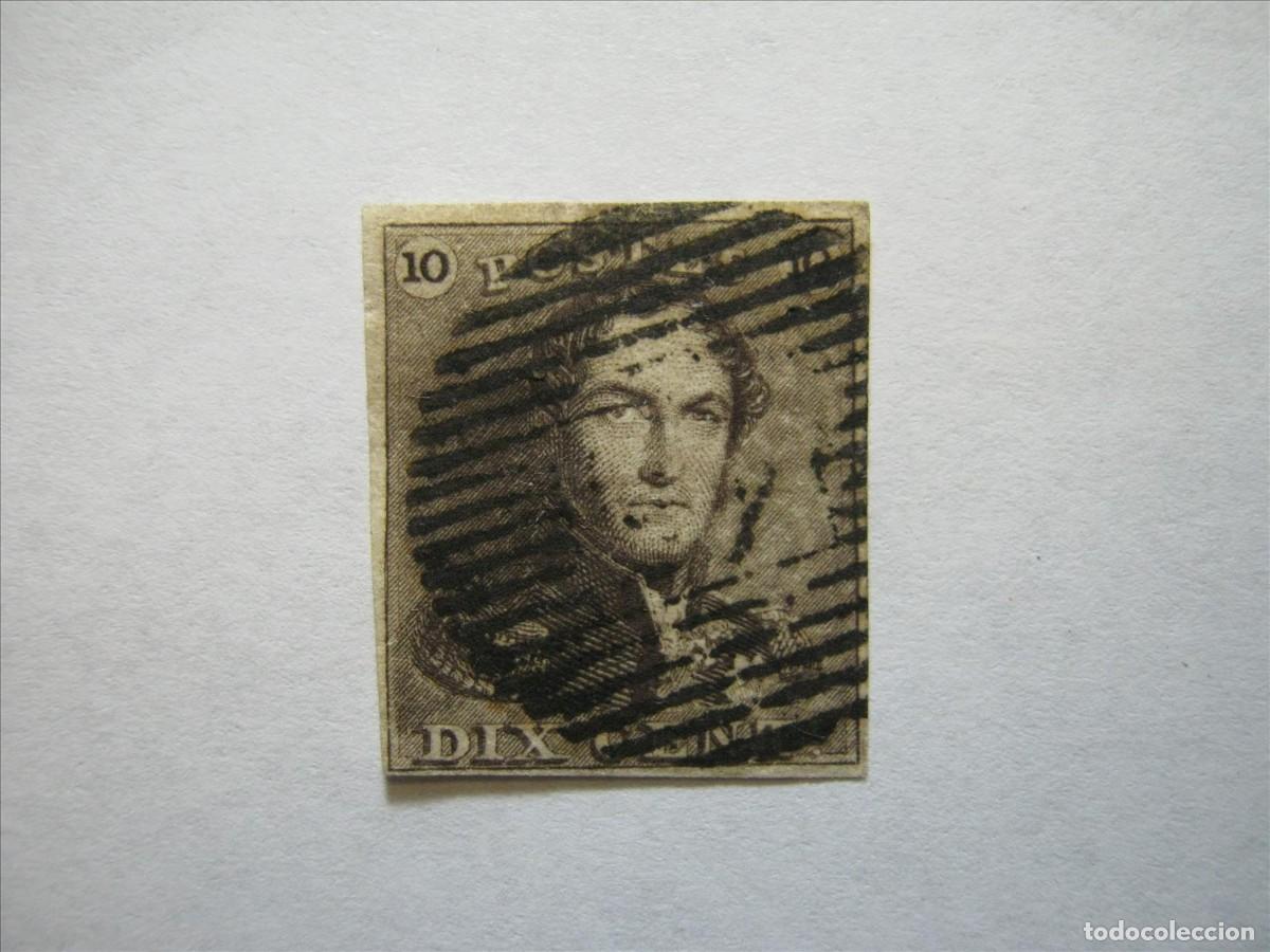 Sellos: B&Eacute;LGICA 1849 YVERT 1 USADO PERFECTO.