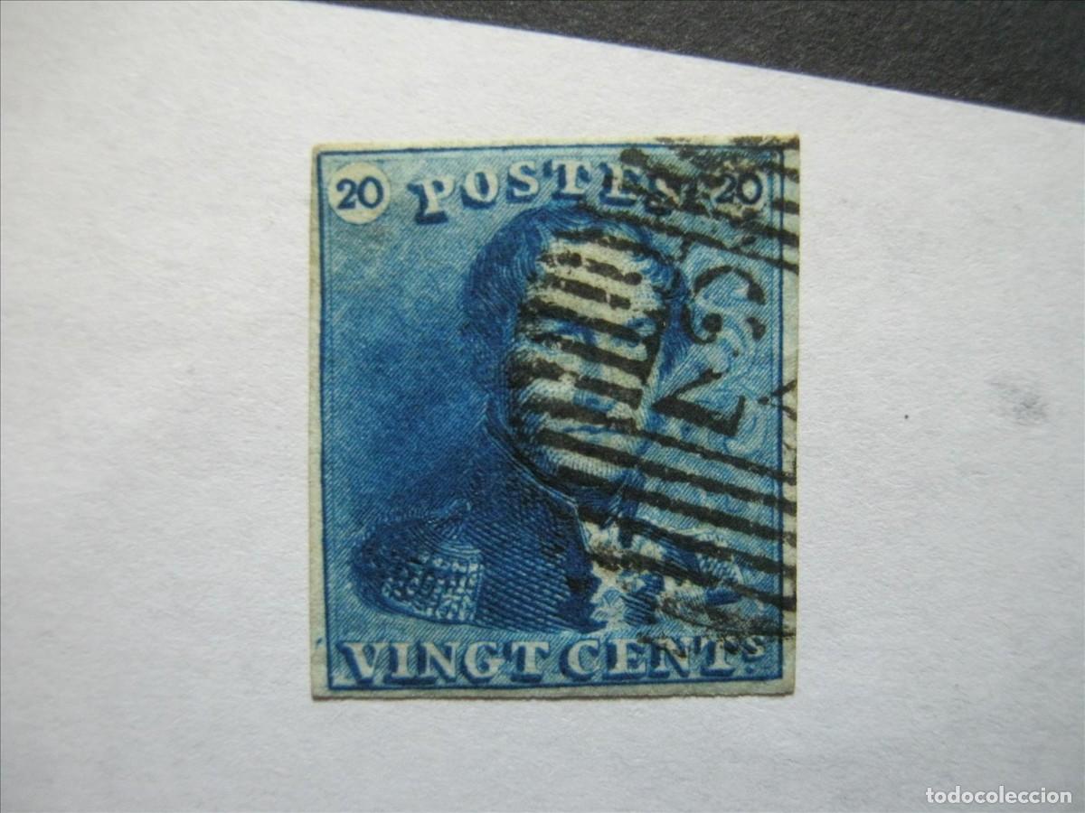 Sellos: B&Eacute;LGICA 1849 YVERT 2 USADO PERFECTO.