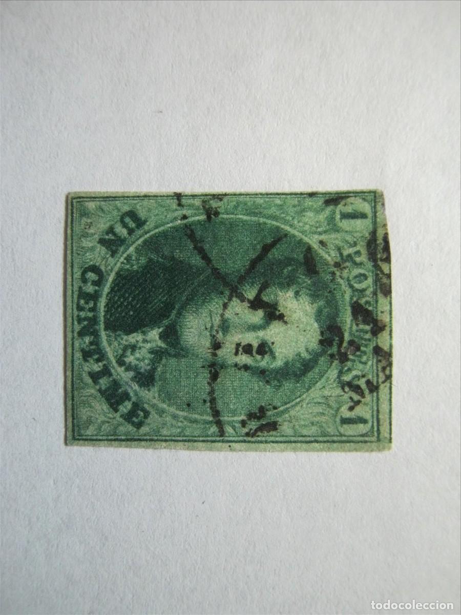 Sellos: B&Eacute;LGICA 1858-61 YVERT 9 USADO PERFECTO.