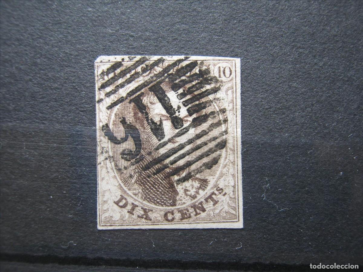 Sellos: B&Eacute;LGICA 1858-61 YVERT 10 USADO PERFECTO.