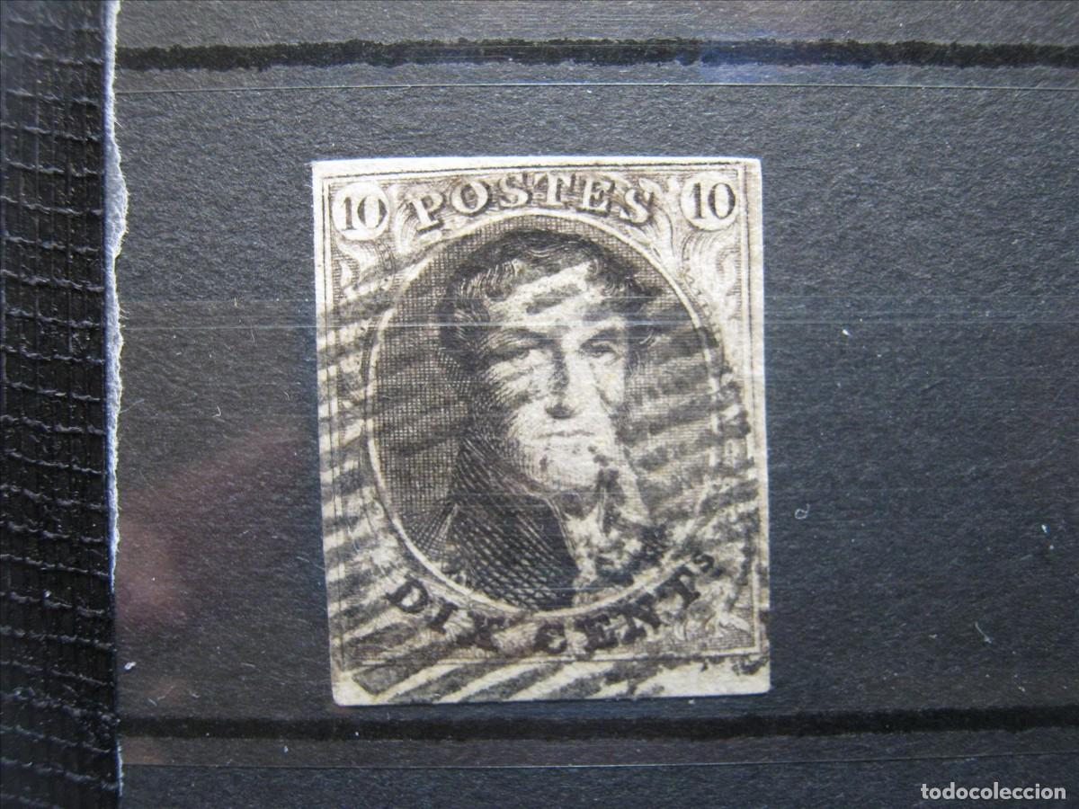 Sellos: B&Eacute;LGICA 1851 YVERT 6 USADO PERFECTO.