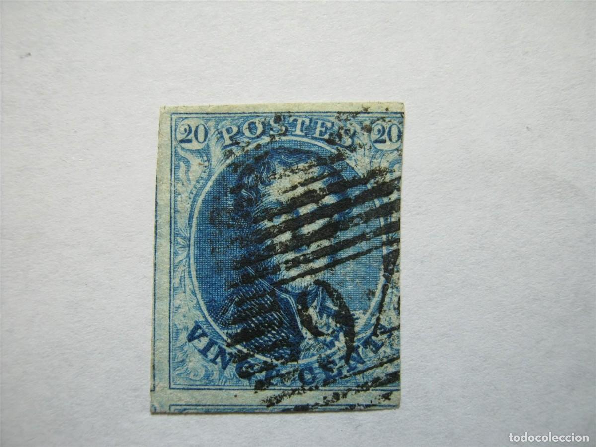 Sellos: B&Eacute;LGICA 1851 YVERT 7 USADO PERFECTO.