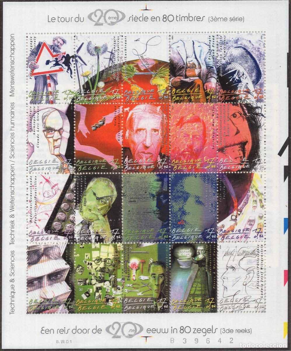 Sellos: BELGICA 2001 STAMP MICHEL BE 3074-3093 KB