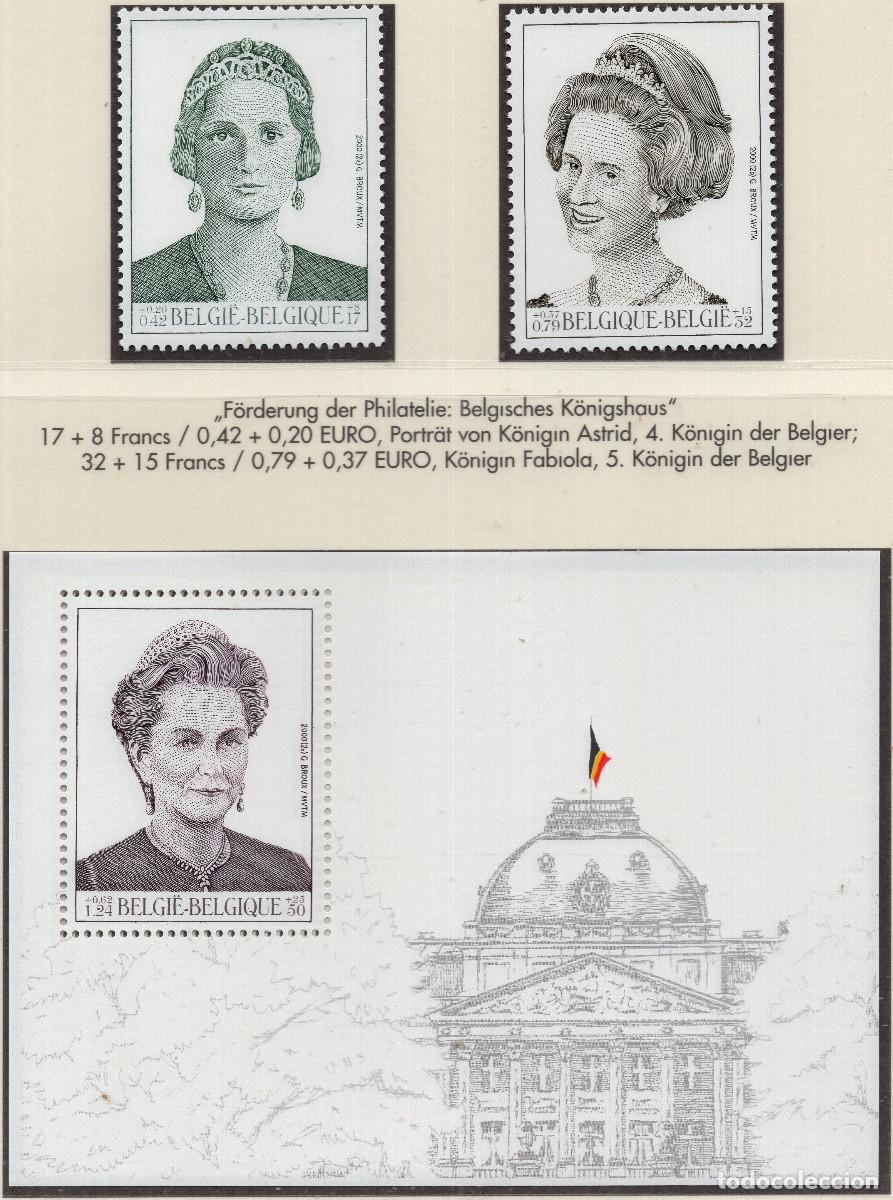Sellos: BELGICA 2001 STAMP MICHEL BE BL75+2932+2933