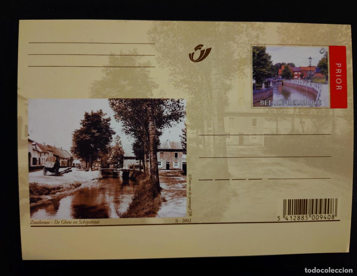 Sellos: Tarjeta postal Zoutleeuw Ghete Schipstraat 2002 B&eacute;lgica entero