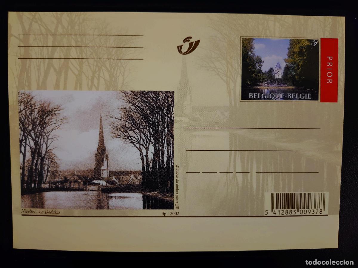 Sellos: Tarjeta postal Nivelles La Dodaine 2002 B&eacute;lgica entero