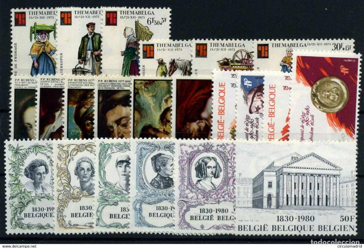Sellos: B&eacute;lgica n&ordm; 1978/83, 1987/90, 1784/9, 1811/16